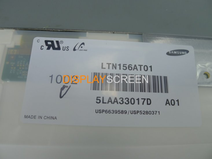 Original LTN156AT01-A01 SAMSUNG 15.6"1366×768 LTN156AT01-A01 Display