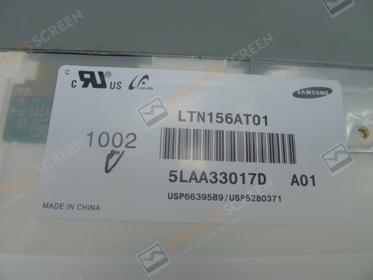 Original LTN156AT01-A01 SAMSUNG 15.6"1366×768 LTN156AT01-A01 Display