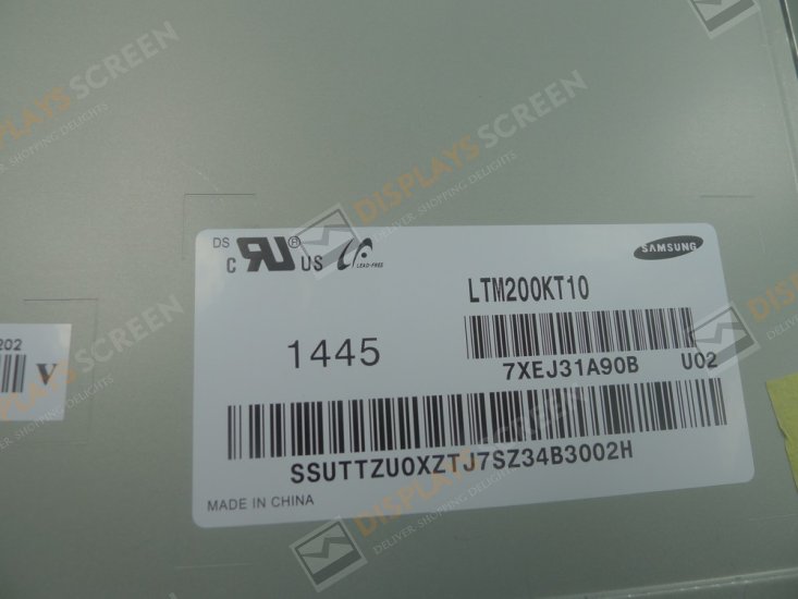 Original LTM200KT10 SAMSUNG Screen 20" 1600×900 LTM200KT10 Display