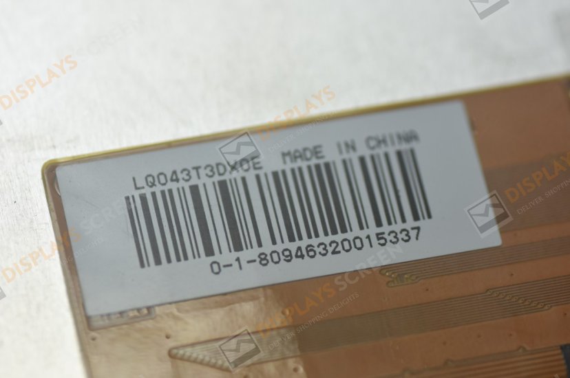 Original LQ043T3DX0E SHARP 4.3" 480×272 LQ043T3DX0E Display