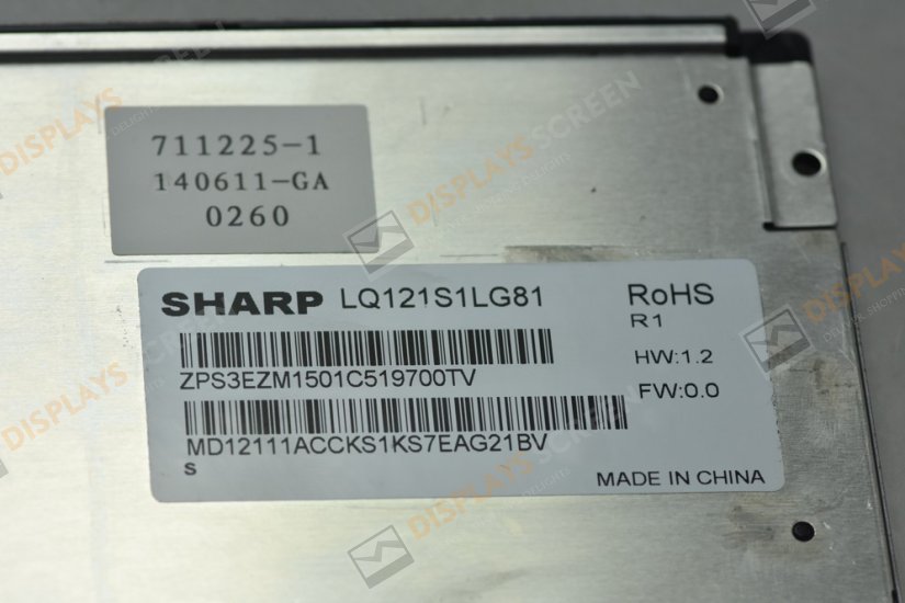 Original LQ121S1LG81 SHARP Screen 12.1"800×600 LQ121S1LG81 Display