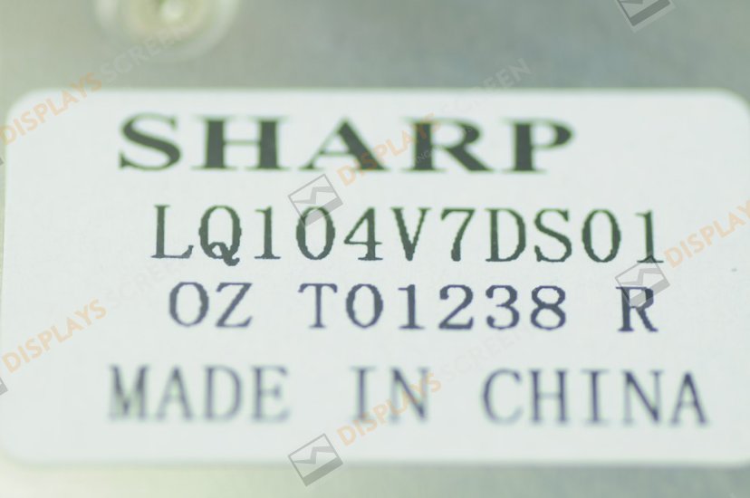 Original LQ104V7DS01 SHARP 10.4" 640×480 LQ104V7DS01 Display