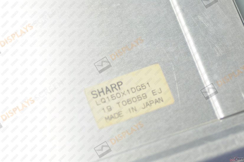 Original LQ150X1DG51 SHARP 15.0" 1024×768 LQ150X1DG51 Display
