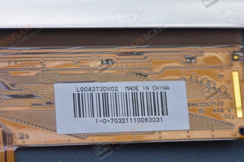 Original LQ043T3DX02 SHAPP Screen 4.3" 480×272 LQ043T3DX02 Display