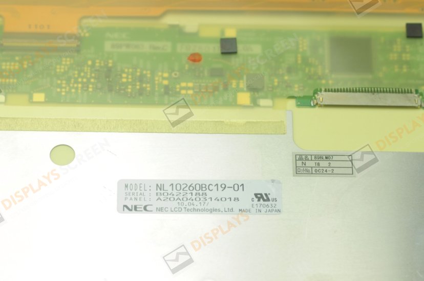 Original NL10260BC19-01D NEC Screen 8.9" 1024×600 NL10260BC19-01D Display