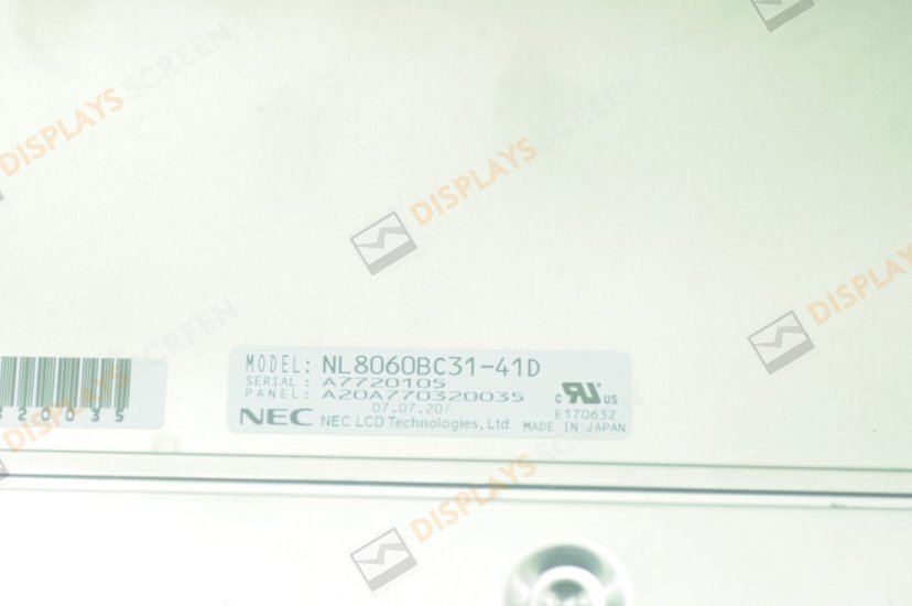 Original NL8060BC31-41D NEC Screen 12.1" 800×600 NL8060BC31-41D Display