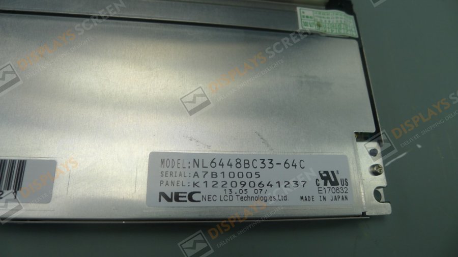 Original NL6448BC33-64C NEC Screen 10.4" 640×480 NL6448BC33-64C Display