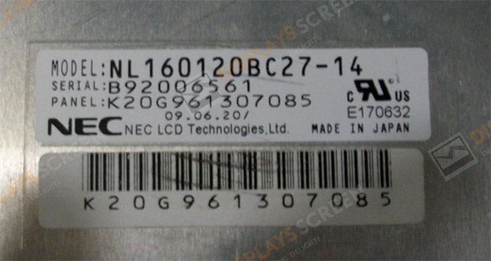 Original NL160120BC27-14 NEC Screen 21.3"1600×1200 NL160120BC27-14 Display
