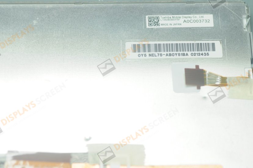 Original LTA080B0Y5F Toshiba Screen 8.0" 800 x480 LTA080B0Y5F Display