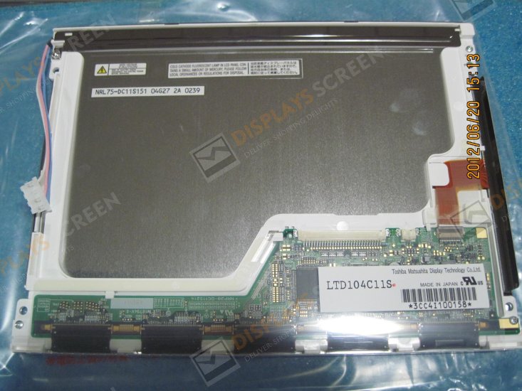 Original LTD104C11R Toshiba Screen 10.4\" 800x600 LTD104C11R Display