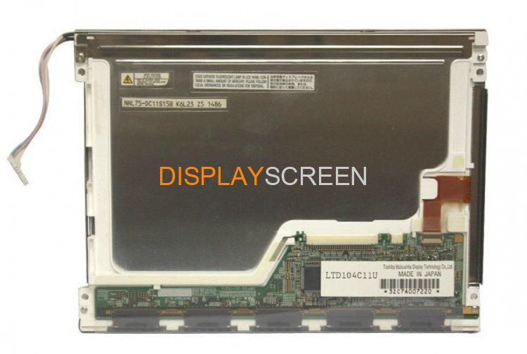 Original LTD104C11U Toshiba Screen 10.4\" 800x600 LTD104C11U Display