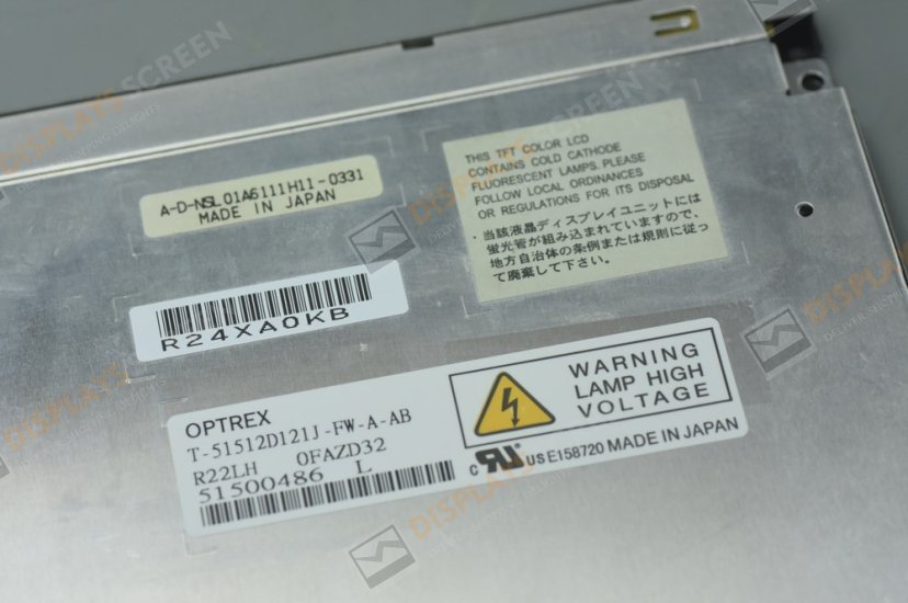Original T-51512D121J-FW-A-AB CPT Screen 12.1" 800*600 T-51512D121J-FW-A-AB Display