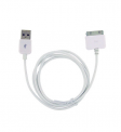 White USB Charger Cable Data Sync 40 inches For iPhone iPod Nano Touch