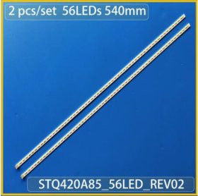 2 Piece/lot LED backlight bar For Thompson T42E03HU-01B T42E04DHU-01B lvf420audx E8 V2 LVF420AUDD E16 V5 STQ420A85-56LED