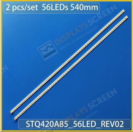 2 Piece/lot LED backlight bar For Thompson T42E03HU-01B T42E04DHU-01B lvf420audx E8 V2 LVF420AUDD E16 V5 STQ420A85-56LED