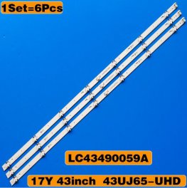 LED Band For LG 43UK6470PLC 43UM7000PLA 43UM7100PLB LED Bar Backlight Strip Line Ruler WOOREE 43inch UHD_LED Array_A-Type_161024