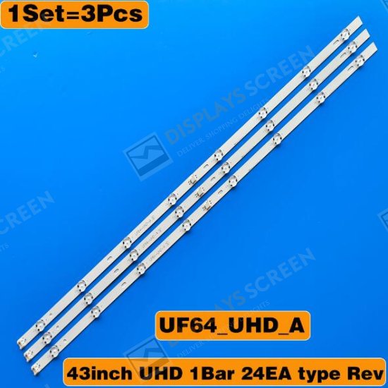 LED backlight strip for LG 43UH610V 43UH619V 43UH603V 43UH6030 43LH60_FHD_A Type UF64_UHD_A 43UF6407 43UF6400 43LH604V 43UH610A