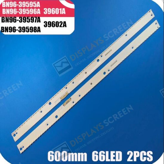2 Samsung LED backlight strips UE55MU6670U UE55MU6500 UE55KU6670U UE55KU6500 UE55MU6400 UE55KU6400 UE55KU7500 UE55KU6670 39596A
