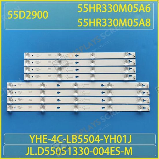 New Wholesale for TCL 55D2900 D55A810 L55E5800A-UD JL.D55051330-004ES-M 4C-LB5505 55D2900 55HR330M05A6 55HR330M05A8 TCL B55A858U