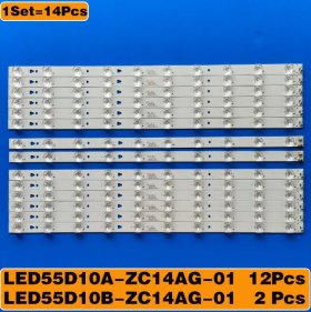 14pcs/set LED backlight LS55AL88U71 55ULES76T2 LS55H510X H55V6000 LED55K36U LC546PU1I01 LED55D10B LED55D10A-ZC14AG-01 LS55A51