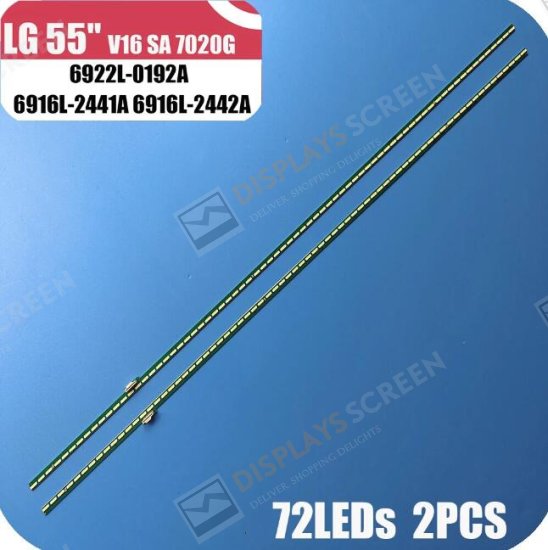 LED Backlight strip 72 lamp For LG 55\" V16 AS1 2441 2442 REV0.1 6922L-0192A 55UH850V 55UH8507 55UH8500 LC550EQU DJ F1 F2