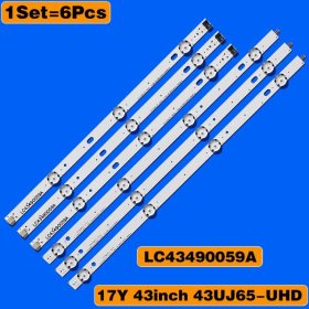 LED Strip or LC43490059A LC43490058A LG 43UK6300PLB 43UJ634V 43UJ635V 43LJ61_FHD_L Innotek 17Y 43inch_A LC43490074A 83CM