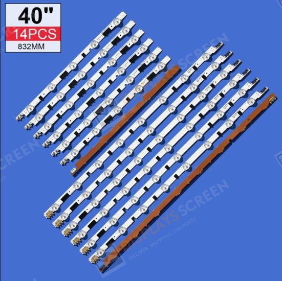 New LED strip for UE40F6500 UE40F6200AK CY-HF400BGLV2H UE40F5300AK BN96-25305A UE40F5570 BN96-25521A UE40F6800 UE40F6740