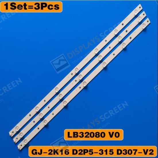 LED backlight strip for LG 32LJ550B-SA 32LJ500V 32LH500D GJ-2K16 GEMINI-315 32PFS6401 KDL-32R330D 32PHS5301 32PFS5501 LB32080 V0