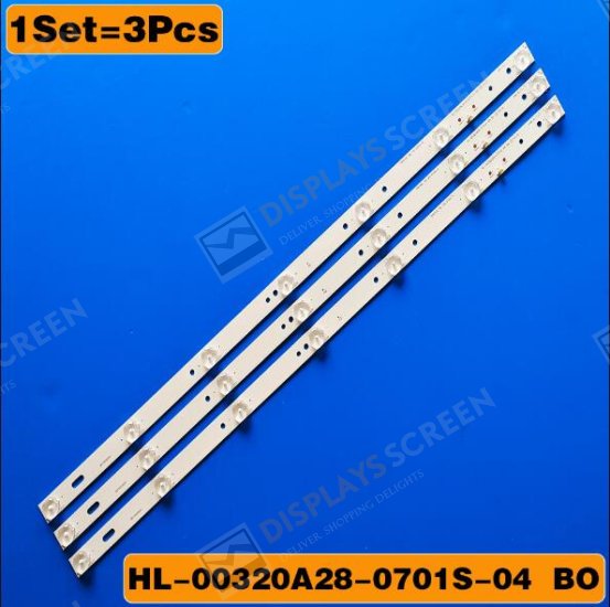 LED backlight strip is suitable for BBK 32LEX-5027/T2C SHIVAKI STV-32LED14 HL-00320A28-0701S-04 ZDCX32D07-ZC14FG-05 LT-32DE7