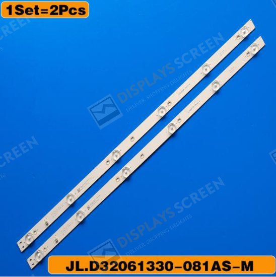 TV\'s LED Backlight Strips For Erisson 32LES78T2W 32LES76T2 32LEA17T2G LED Bars MS-L1343 V2 Bands Rulers JL.D32061330-081AS-M