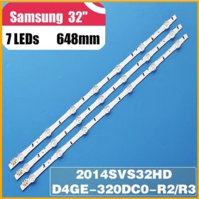 Suitable for Samsung 32-inch TV HG32NE478 UE32J5500AK UE32J5500 2014SVS32HD D4GE-320DC0-R3/R2 CY-HH032AGLV2H 3 strips 7 lights