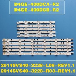 10 PCS LED Backlight strip For SAMSUNG UE40J5100 UE40H5000 UE40J5500 2014SVS40_3228 BN96-30450A 30449A D4GE-400DCB-R2 400DCA R1