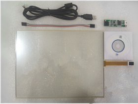 New Original 4 Wires Resistive 17 inch Touch Screen for POS Kiosk Queue Machine and LCD Monotor
