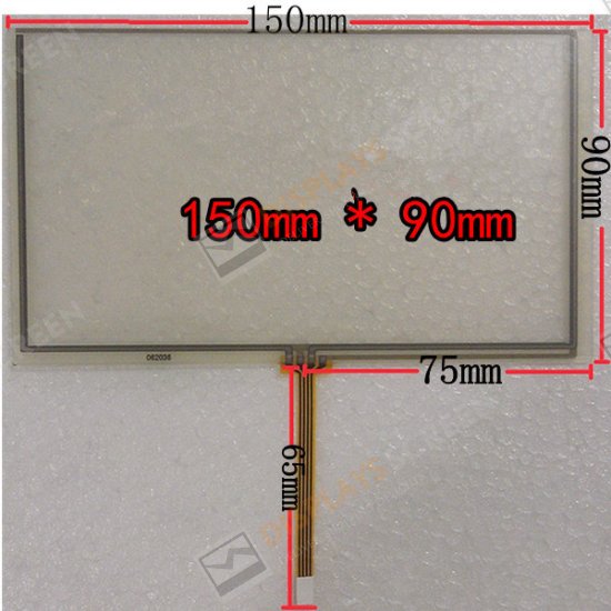 Brandnew 6 inch Touch Screen 150*90mm for GPS Avigraph Car DVD LCD Screen