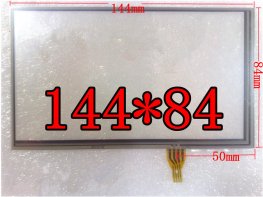 New 6 inch Touch Screen 144*84mm for GPS X8 HD-E800TV LH6000 HD-2012