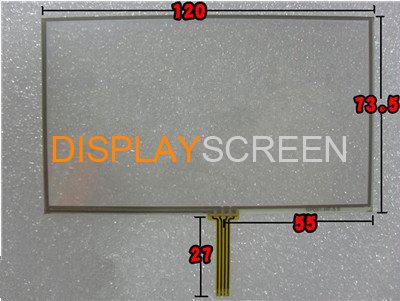 5 inch Touch Screen 120*73mm for GPS VX580LE VX580 VX580R VX580W VP30