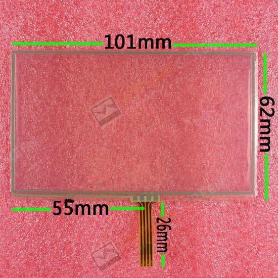 Brandnew 4.3 inch Touch Screen 101mm*62mm Handwritten Screen for MP4 GPS