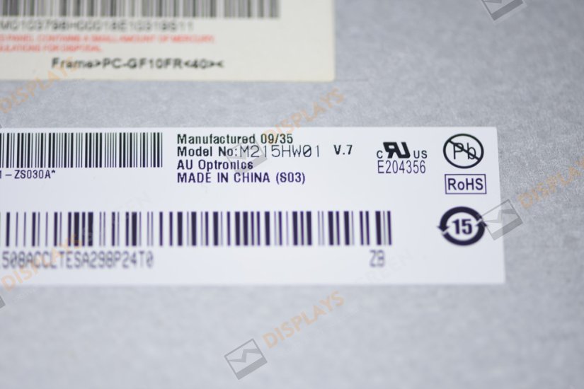 Original M215HW01 V7 AUO Screen 21.5" 1920*1080 M215HW01 V7 V1Display